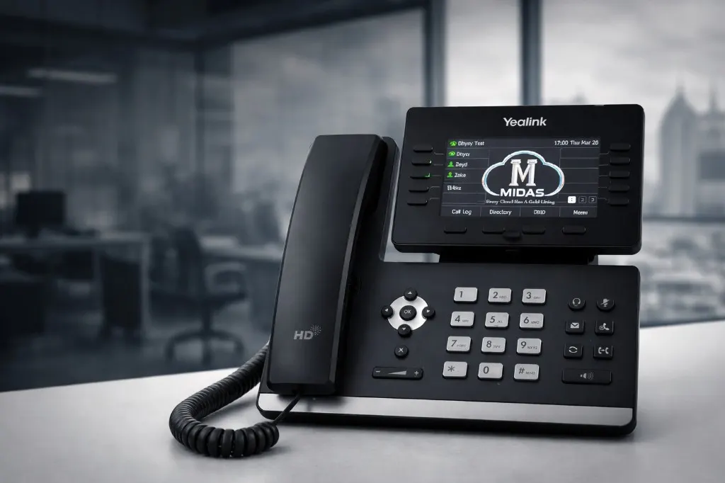 Yealink T54W VoIP desk phone — Midas Cloud
